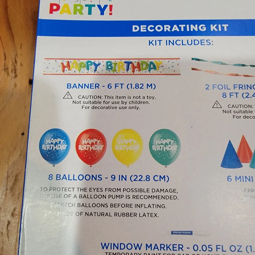 321 Party‎ Decorating Kit